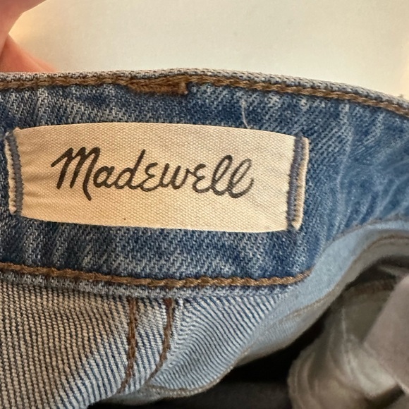Madewell The Curvy Perfect Vintage Jeans Light Wash Distressed Women's 25P - Picture 2 of 5